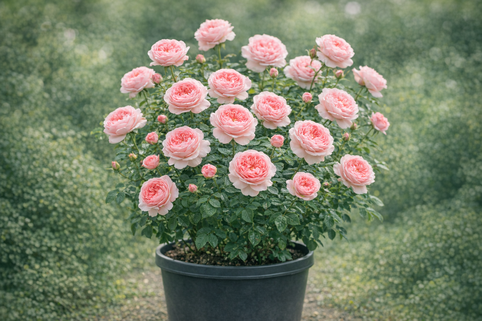 Photo r aliste d un rosier avec de magnifiques ros